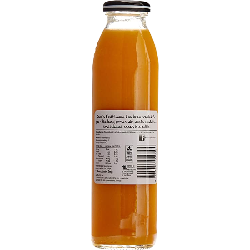 Sam's Fruit Lunch Juice - Image 2